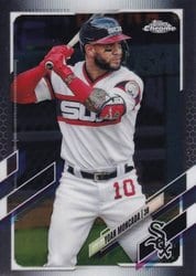 2021 Topps Chrome Base Set Yoan Moncada #186 card