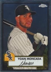 2021 Topps Chrome Platinum Anniversary Base Set Yoan Moncada #212 card