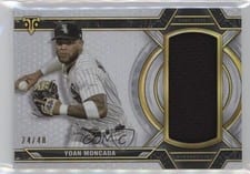 2021 Topps Triple Threads Single Jumbo Relics Yoan Moncada #SJR-YMC card