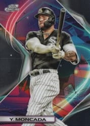 2022 Topps Cosmic Chrome Base Set Yoan Moncada #182 card
