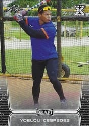 2020 Leaf Draft Base Set Yoelqui Cespedes #49 card