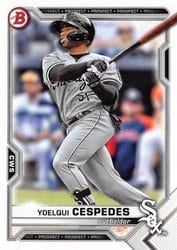 2021 Bowman Draft Base Set Yoelqui Cespedes #BD-171 card