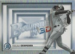 2022 Bowman 3D Yoelqui Cespedes #B3D-8 card