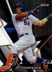 2018 Finest Base Set Yoenis Cespedes #94 card
