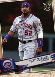 2019 Topps Big League Base Set Yoenis Cespedes #161 card