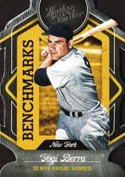 2019 Panini Leather & Lumber Benchmarks Yogi Berra #B-10 card