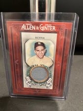 2022 Topps Allen & Ginter Framed Mini Relics Yogi Berra #MFR-YB card