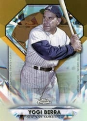 2022 Topps Chrome Update Diamond Greats Die-Cuts Yogi Berra #DGC-40 card