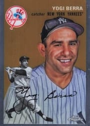 2023 Topps Chrome Platinum Anniversary Base Set Yogi Berra #430 card