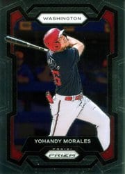 2024 Panini Prizm Base Set Yohandy Morales #208 card