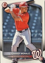 2025 Bowman Draft Base Set Yohandy Morales #BD-177 card