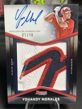 2025 Bowman's Best Prospect Patch Autographs Yohandy Morales #PPA-YM card