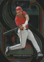 2025 Panini Select Base Set Yohandy Morales #166 card