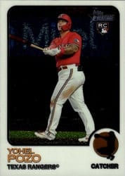 2022 Topps Heritage Chrome Yohel Pozo #614 card