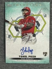 2022 Topps Inception Rookies and Emerging Stars Autographs Yohel Pozo #BRES-YP card