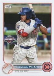 2022 Topps Pro Debut Base Set Yohendrick Pinango #PD-70 card