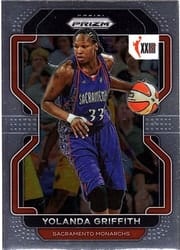 2022 Panini Prizm WNBA Base Set Yolanda Griffith #163 card