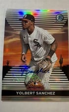 2022 Bowman Chrome 2021 AFL Fall Stars Yolbert Sanchez #AFLS-20 card