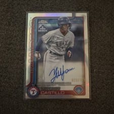2025 Topps Pro Debut Chrome Autographs Yolfran Castillo #PDC-51 card