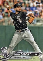 2018 Topps Base Set Yolmer Sanchez #417 card
