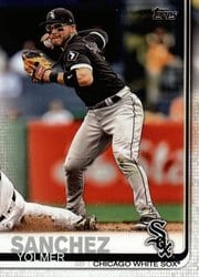 2019 Topps Base Set Yolmer Sanchez #308 card
