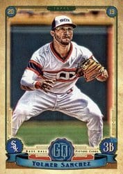 2019 Topps Gypsy Queen Base Set Yolmer Sanchez #134 card