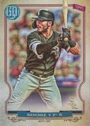 2020 Topps Gypsy Queen Base Set Yolmer Sanchez #39 card