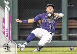 2020 Topps Base Set Yonathan Daza #567 card