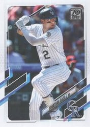 2021 Topps Base Set Yonathan Daza #33 card