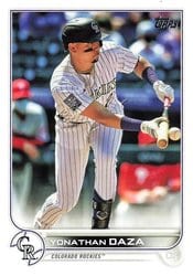 2022 Topps Base Set Yonathan Daza #335 card
