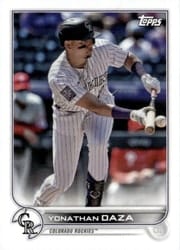 2022 Topps Mini Base Set Yonathan Daza #335 card