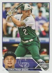 2023 Topps Base Set Yonathan Daza #122 card