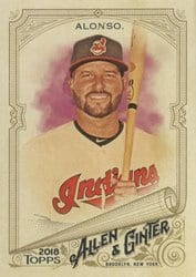 2018 Topps Allen & Ginter Base Set Yonder Alonso #158 card
