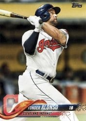 2018 Topps Base Set Yonder Alonso #554 card