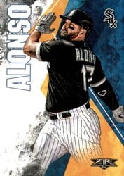 2019 Topps Fire Base Set Yonder Alonso #148 card