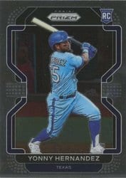 2022 Panini Prizm Base Set Yonny Hernandez #21 card