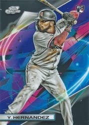 2022 Topps Cosmic Chrome Base Set Yonny Hernandez #57 card