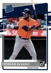 2020 Donruss Base Set Yordan Alvarez #45 card