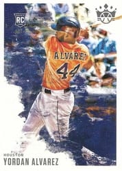 2020 Panini Diamond Kings Base Set Yordan Alvarez #58 card