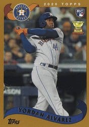 2020 Topps Archives Base Set Yordan Alvarez #222 card