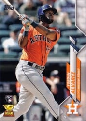 2020 Topps Base Set Yordan Alvarez #276 card
