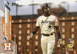 2020 Topps Base Set Yordan Alvarez #276b card