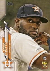 2020 Topps Base Set Yordan Alvarez #276c card
