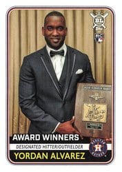 2020 Topps Big League Base Set Yordan Alvarez #270 card