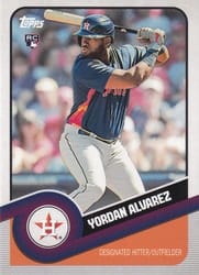 2020 Topps Brooklyn Collection Base Set Yordan Alvarez #1 card