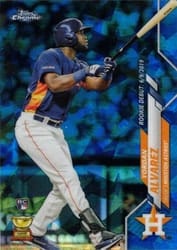2020 Topps Chrome Update Sapphire Edition Base Set Yordan Alvarez #U-300 card