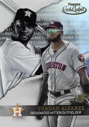 2020 Topps Gold Label Base Set Yordan Alvarez #45 card