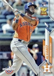 2020 Topps Opening Day Base Set Yordan Alvarez #63 card