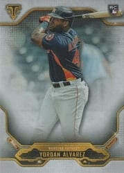 2020 Topps Triple Threads Base Set Yordan Alvarez #39 card