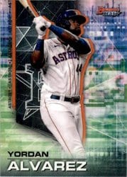2021 Bowman's Best Base Set Yordan Alvarez #8 card